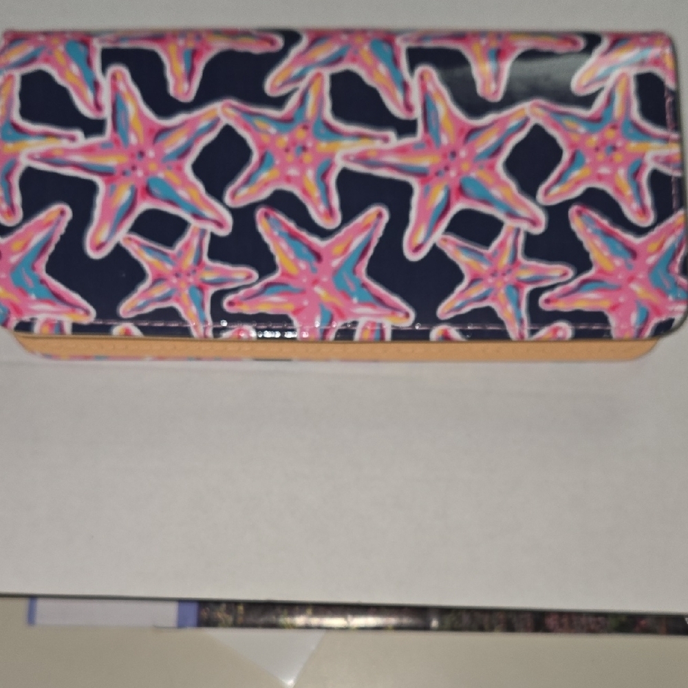 Simply Southern Starfish Wallet - Pink and Navy - Picture 3 of 6